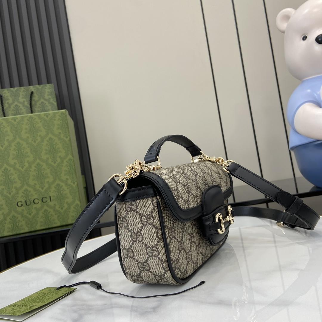 Gucci Horsebit 1955 Soft Small Top Handle Bag  - PerfectKickZ