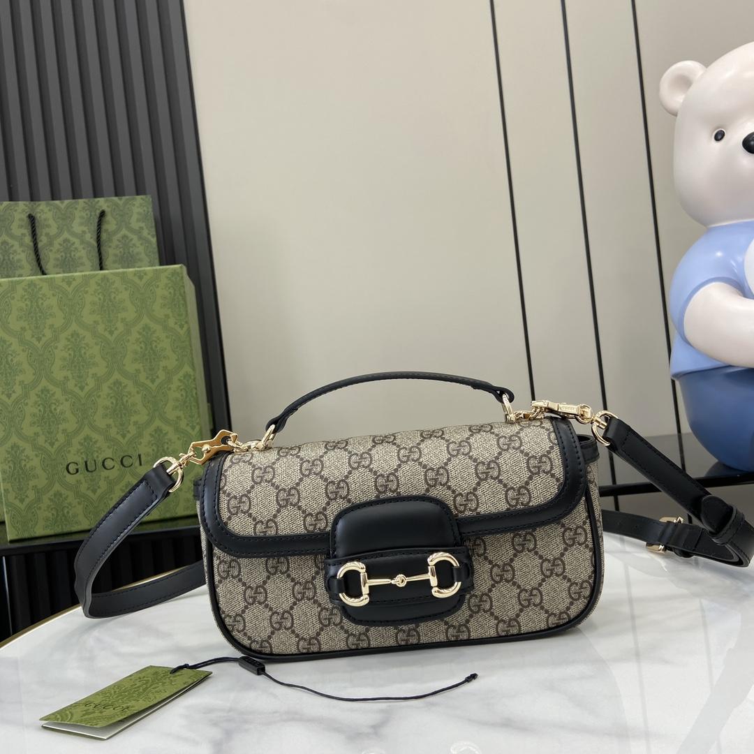 Gucci Horsebit 1955 Soft Small Top Handle Bag  - PerfectKickZ