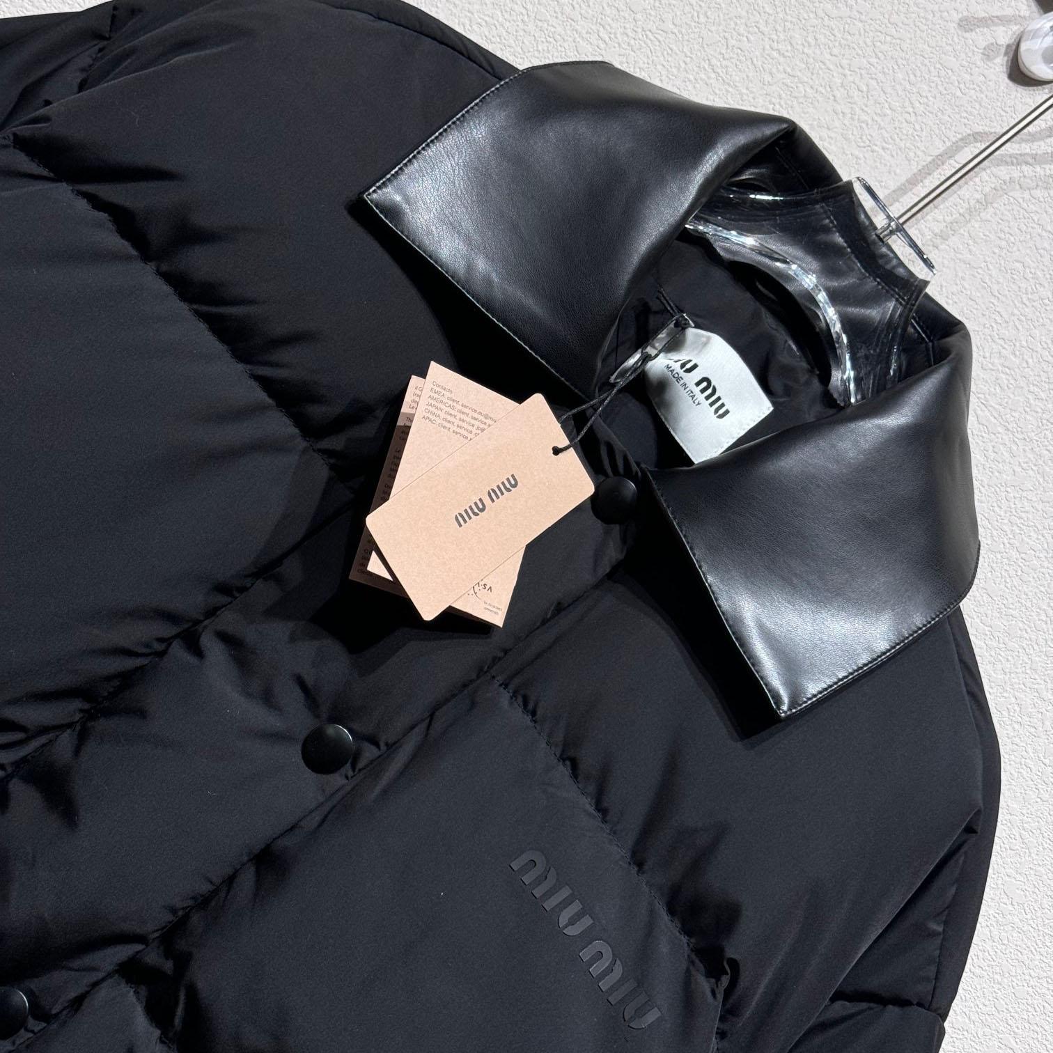 Miu Miu Cropped Down Jacket - 