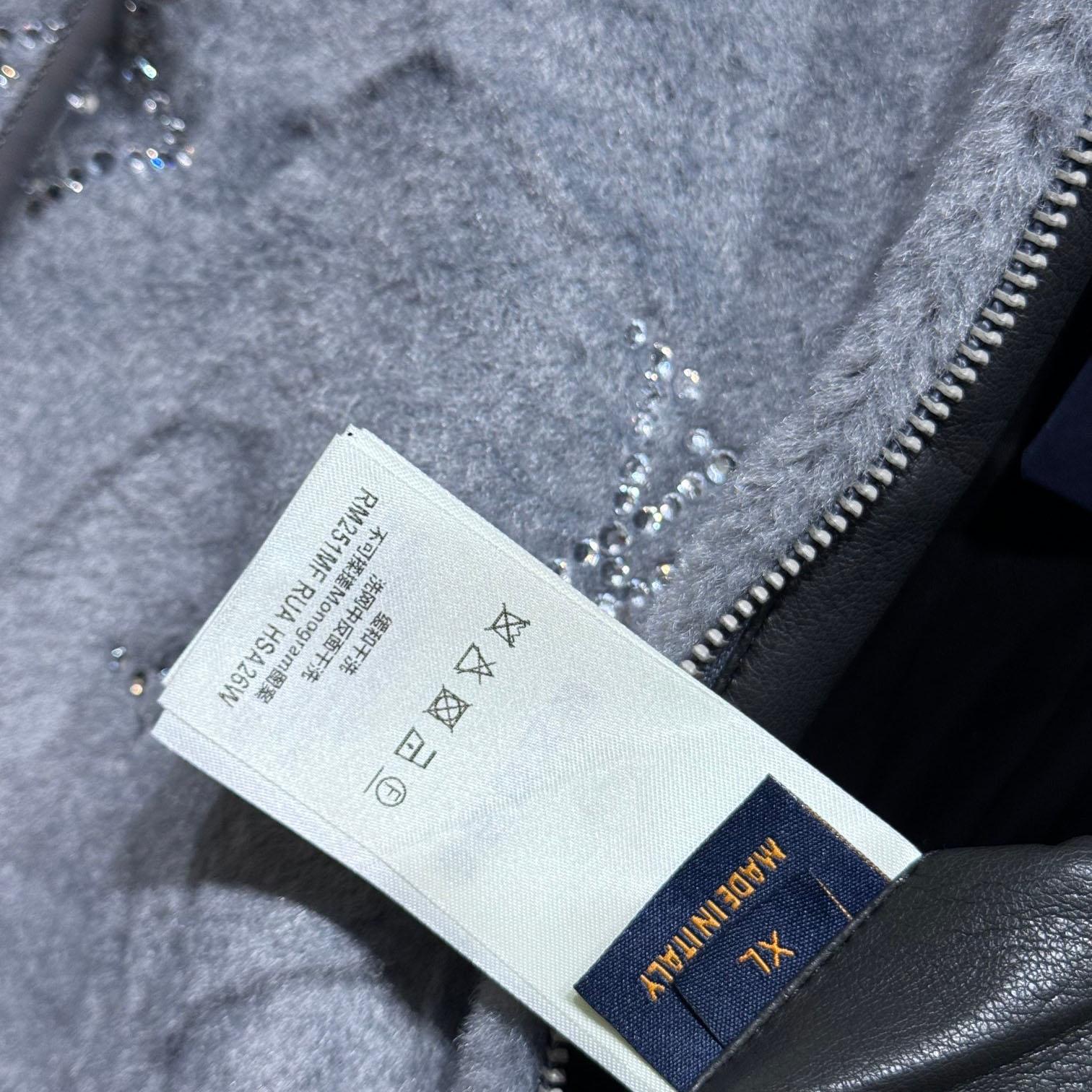 Louis Vuitton MNG Embellished Shearling Hoodie - PerfectKickZ