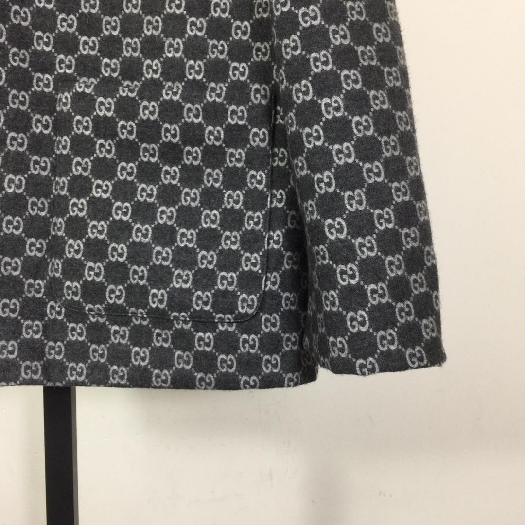 Gucci Bouclé Wool Jacket With GG Shadow - PerfectKickZ