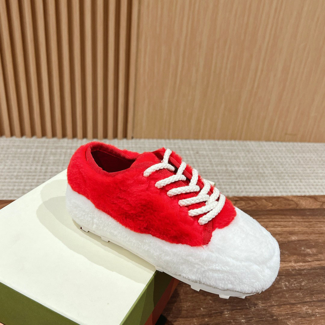 Marni Red Teddy Tennis Sneaker - PerfectKickZ