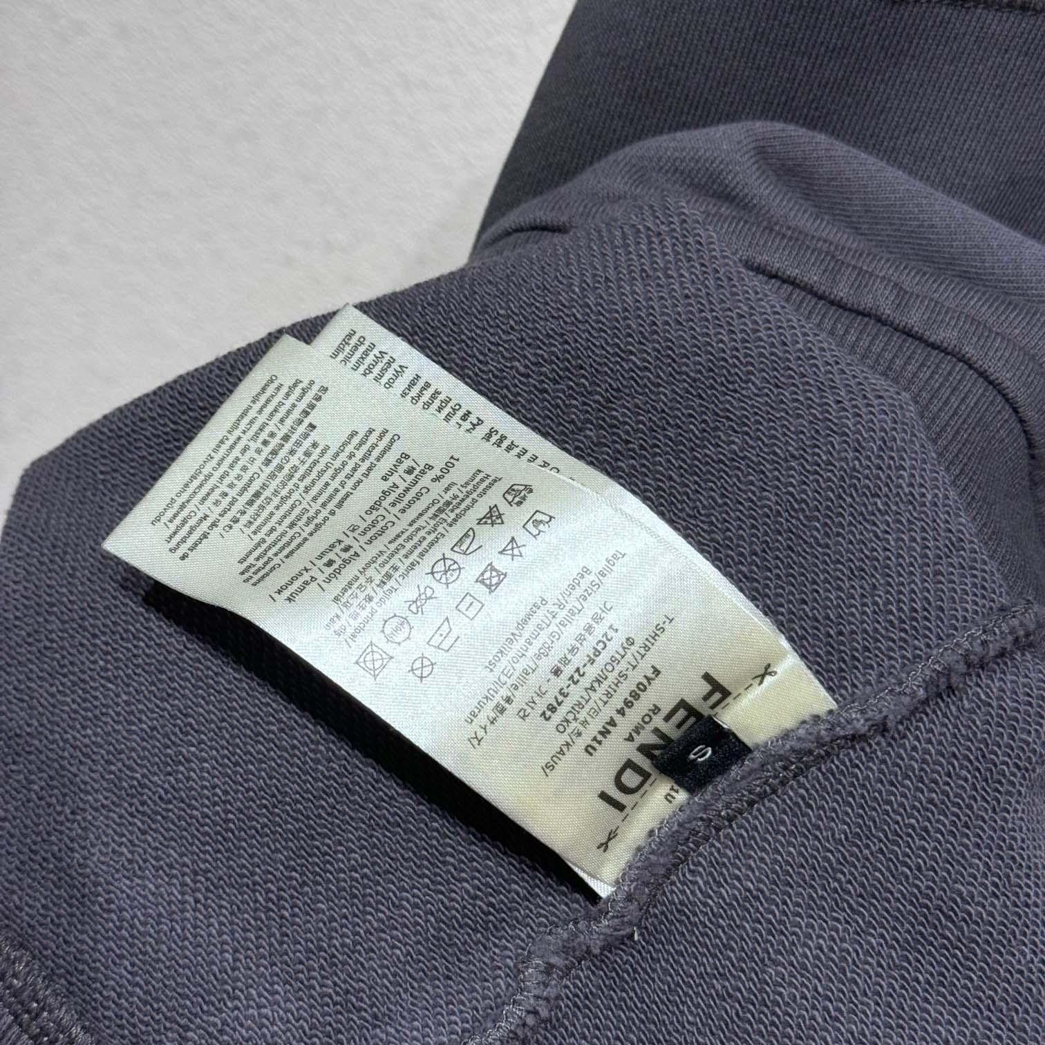 Fendi Gray Jersey Sweatshirt - PerfectKickZ
