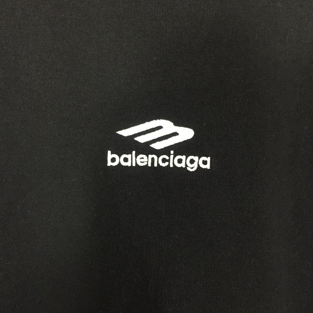 Balenciaga Logo-embroidered T-shirt - PerfectKickZ