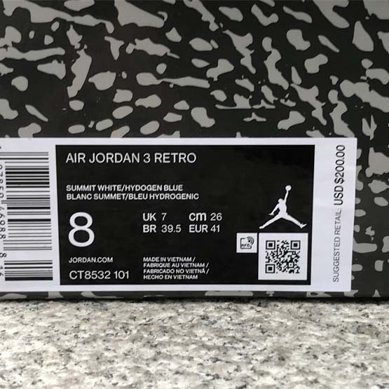  Air Jordan 3 Basketball Shoes    CT8532-101 - PerfectKickZ