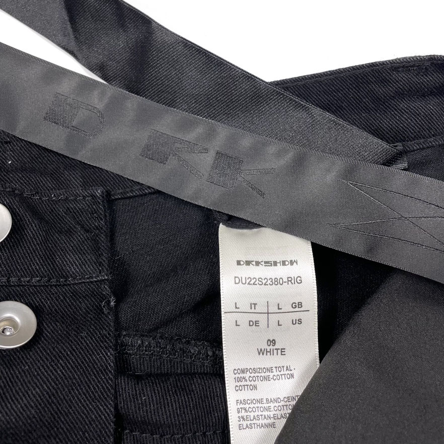 Rick Owens DRKSHDW Bolan Banana Jeans 'Black' - PerfectKickZ
