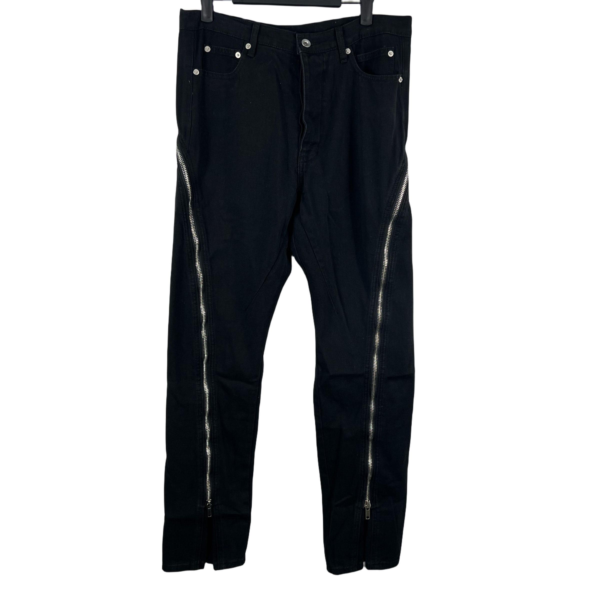 Rick Owens DRKSHDW Bolan Banana Jeans 'Black' - PerfectKickZ