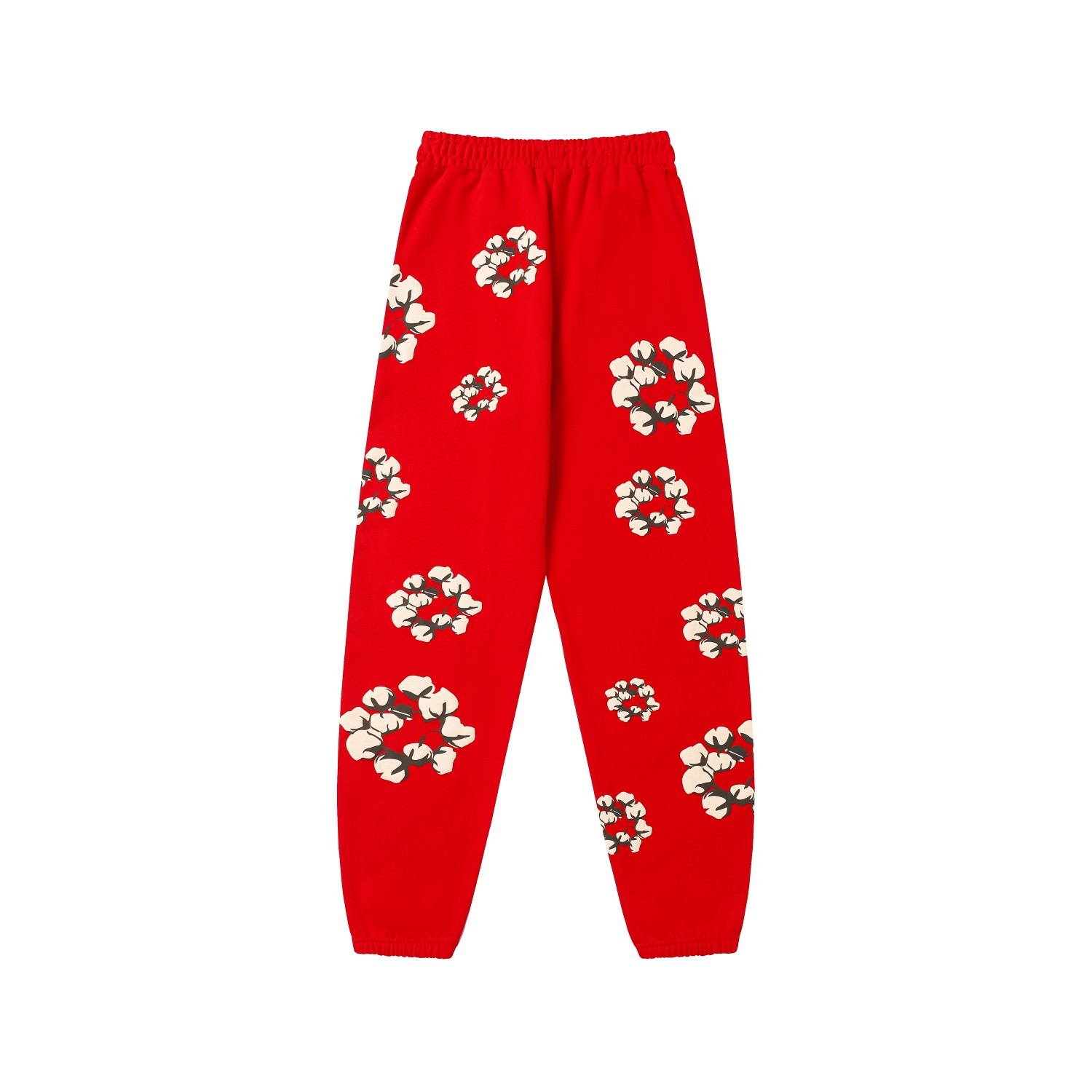 Denim Tears Cactus Tears Wreath Sweatpants Red - PerfectKickZ