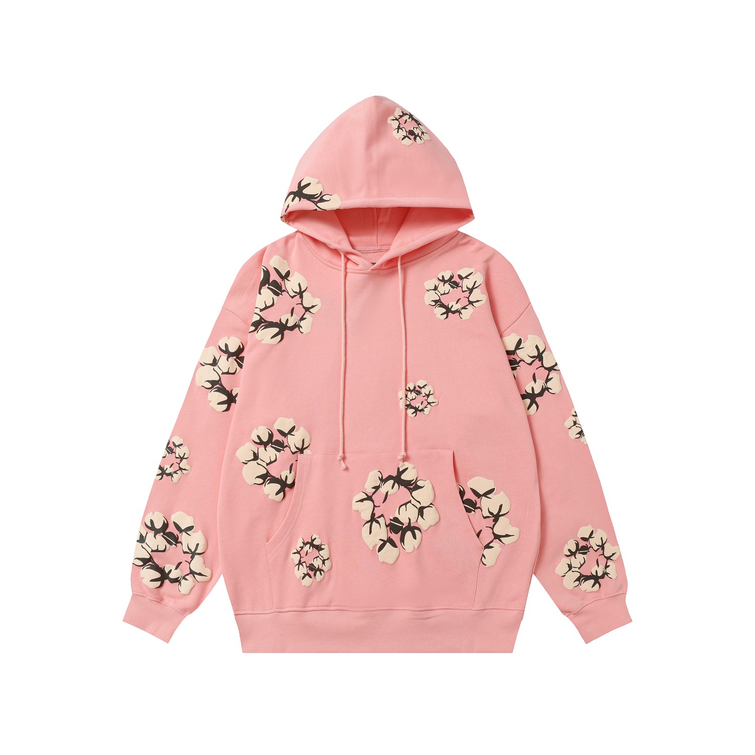 Denim Tears Cactus Tears Wreath Hoodie Pink - PerfectKickZ