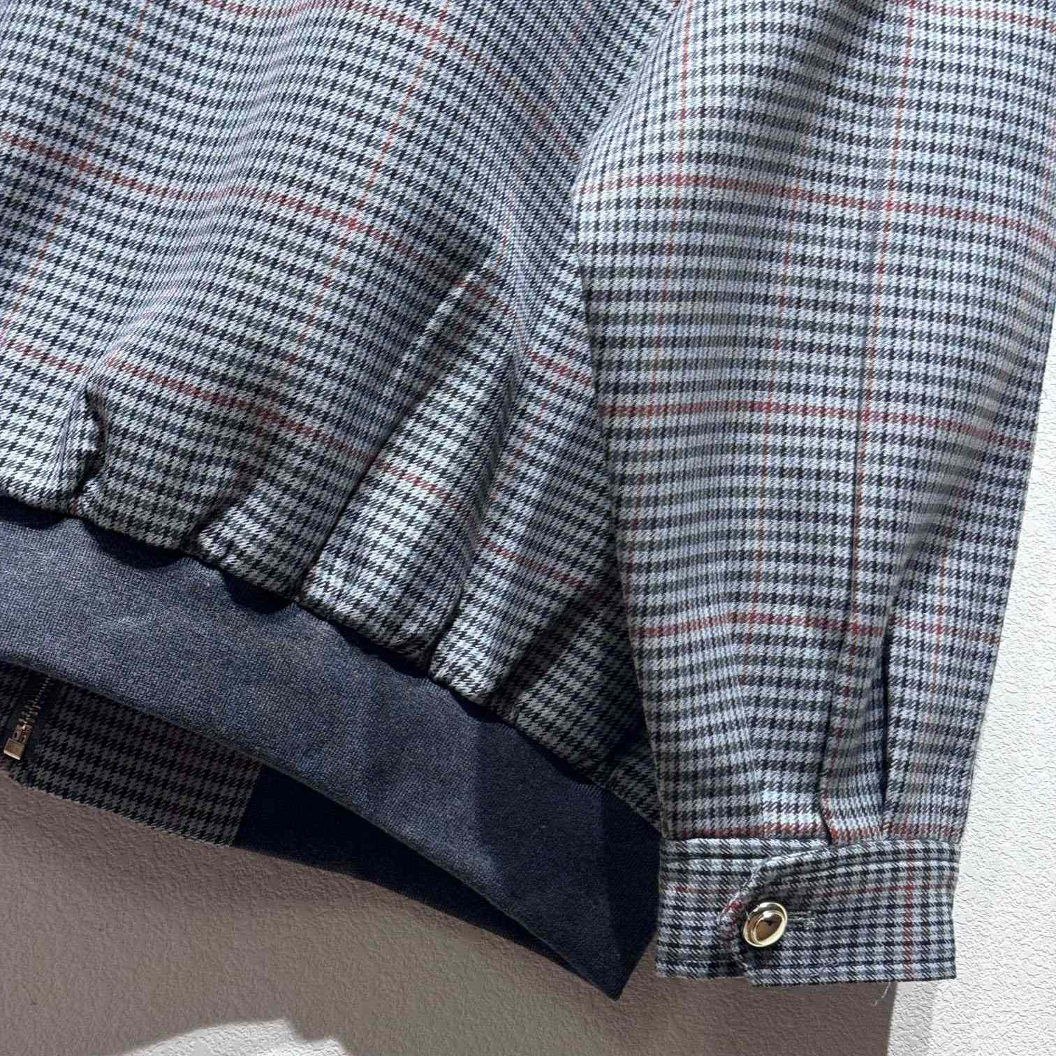 Miu Miu Check Logo Bomber Jacket - PerfectKickZ