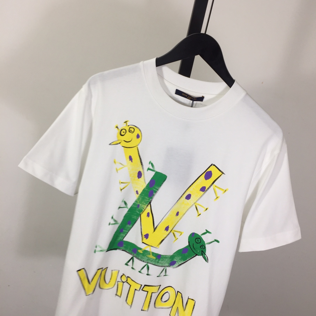 Louis Vuitton Cotton T-Shirt - PerfectKickZ