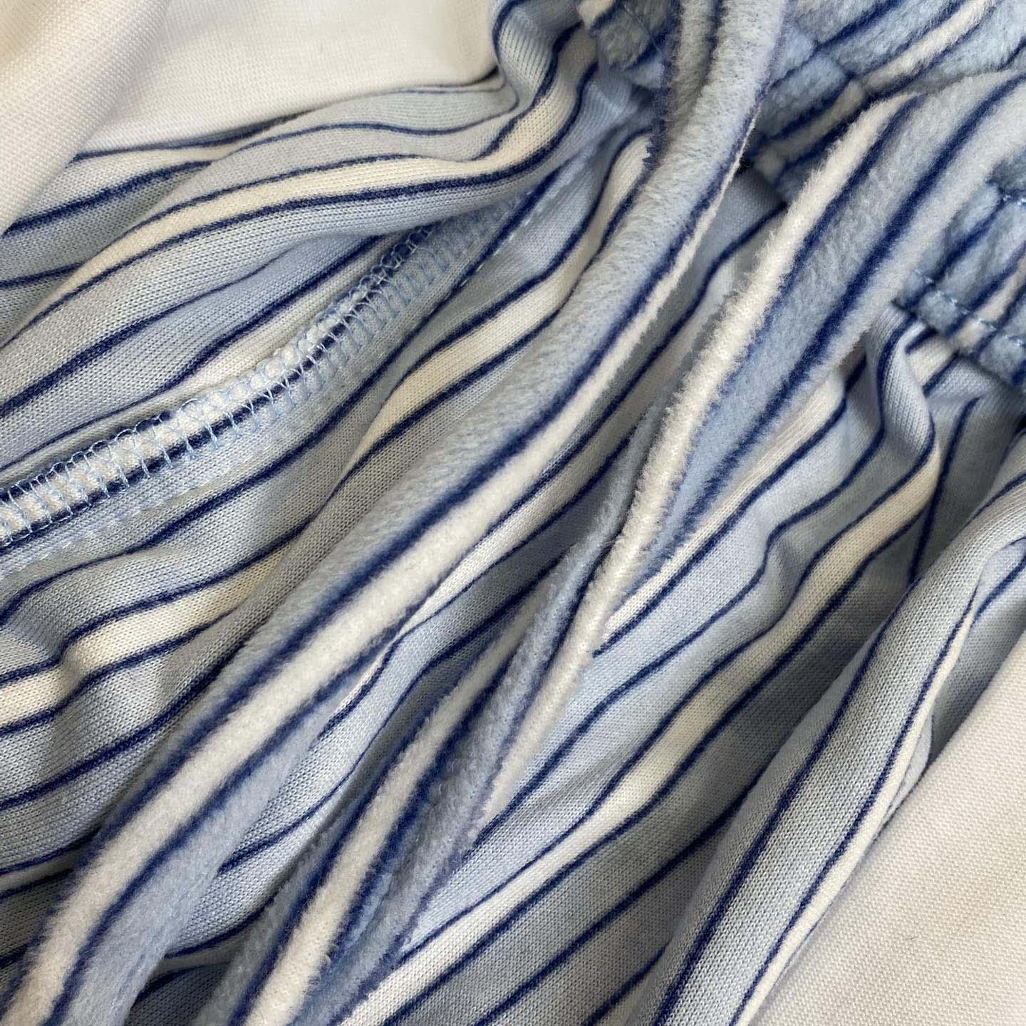 Balenciaga Wide-Leg Striped Fleece Drawstring Pyjama Trousers - PerfectKickZ