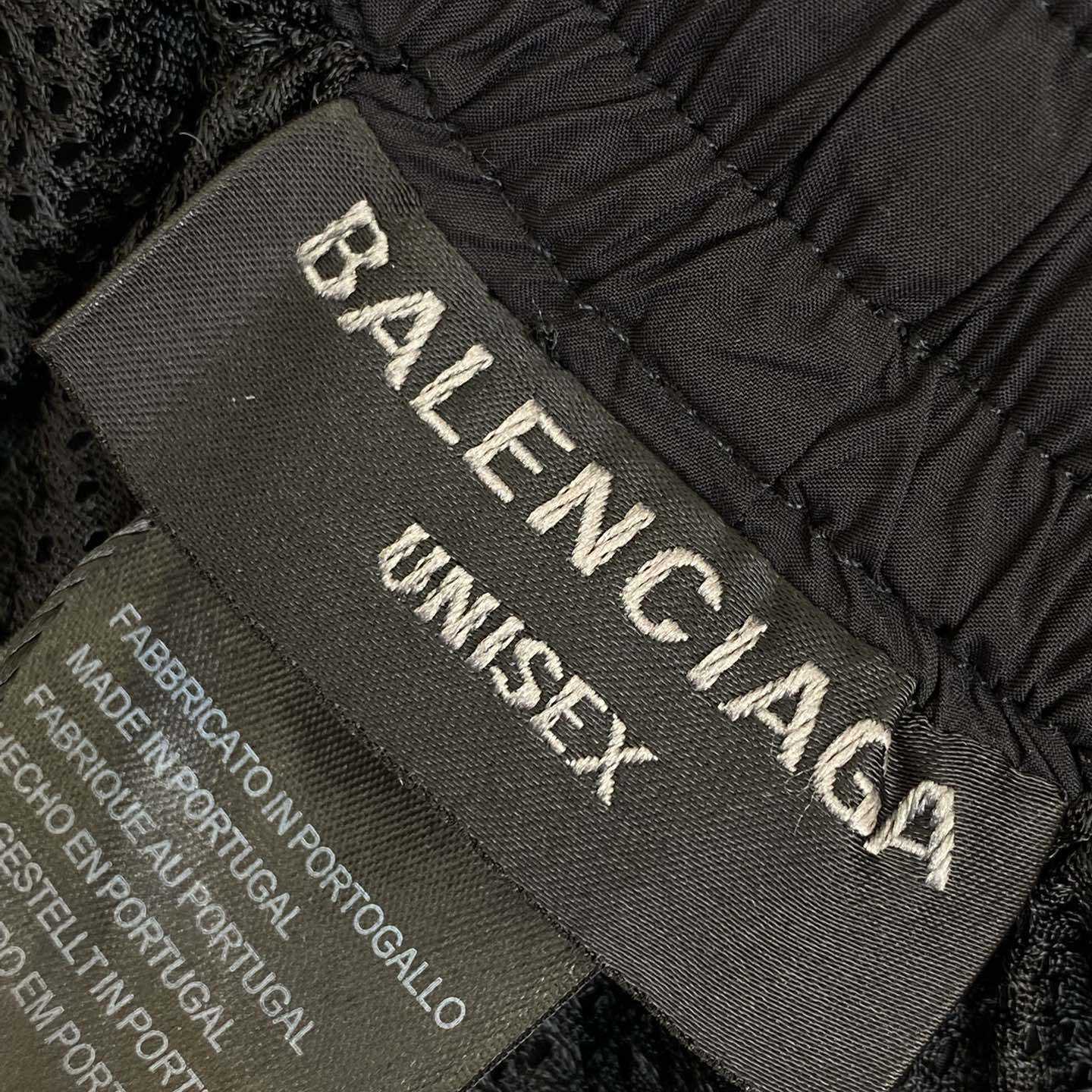 Balenciaga Basketball Series - Tracksuit Pants In Black Techno Poplin - PerfectKickZ
