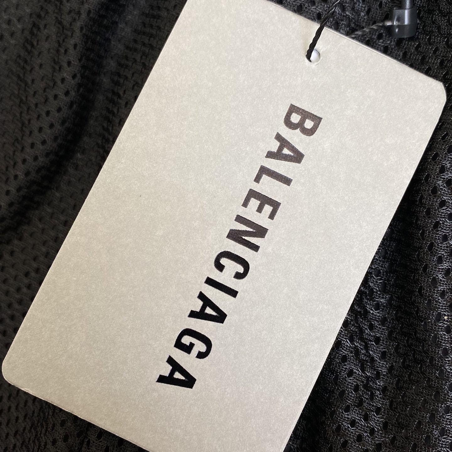Balenciaga Basketball Series - Tracksuit Pants In Black Techno Poplin - PerfectKickZ