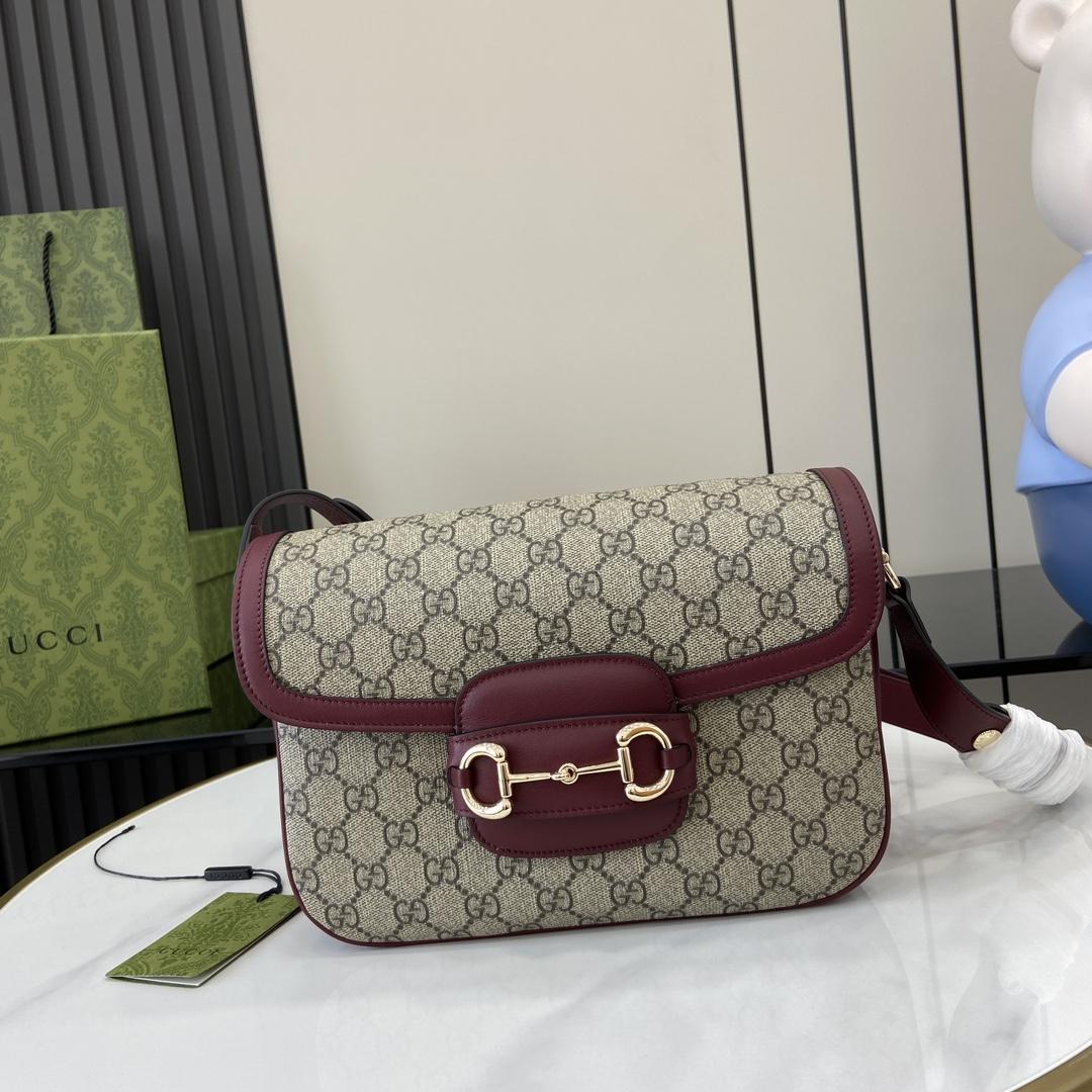Gucci Horsebit 1955 Soft Small Shoulder Bag - PerfectKickZ