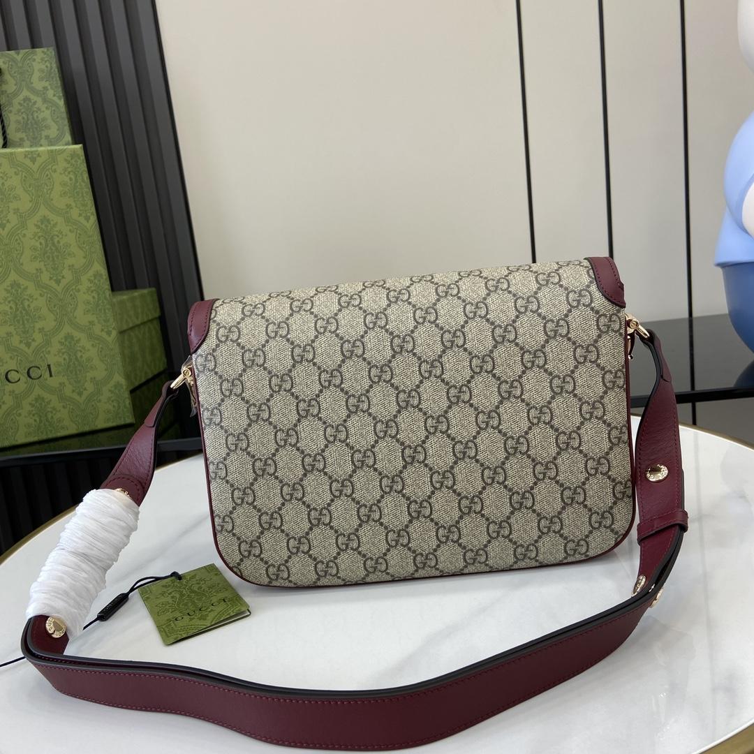 Gucci Horsebit 1955 Soft Small Shoulder Bag - PerfectKickZ
