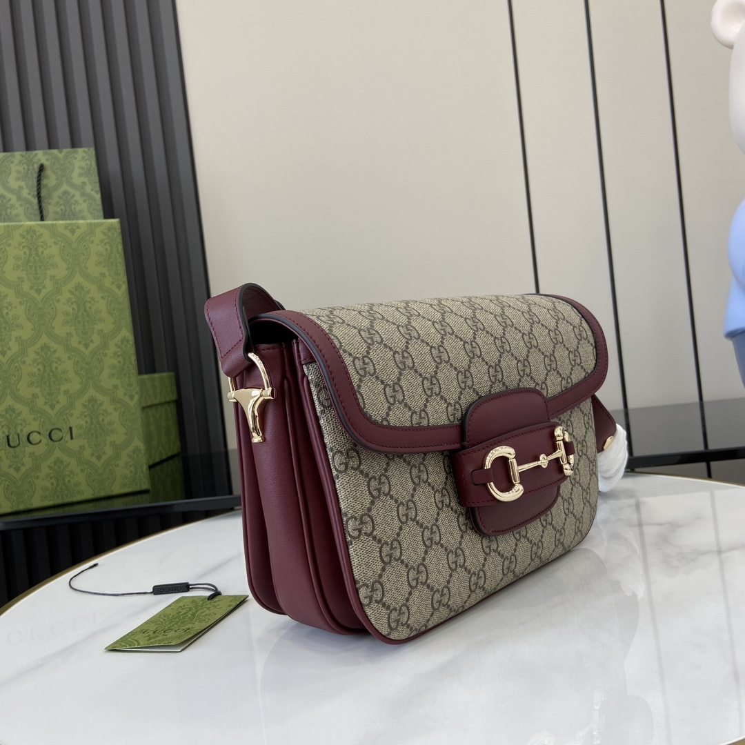 Gucci Horsebit 1955 Soft Small Shoulder Bag - PerfectKickZ