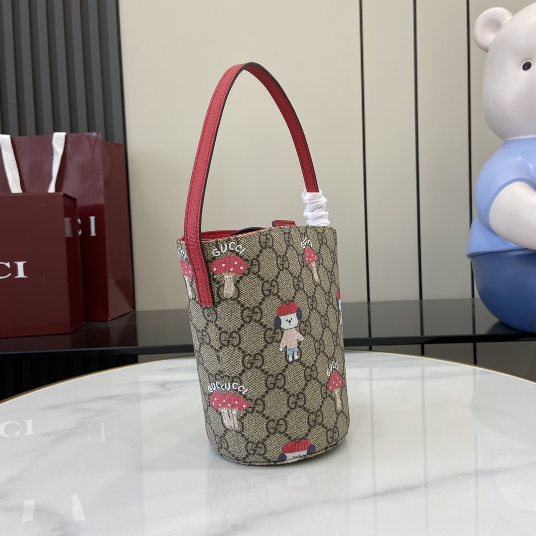 Gucci Children's Printed GG Bucket Bag  - PerfectKickZ
