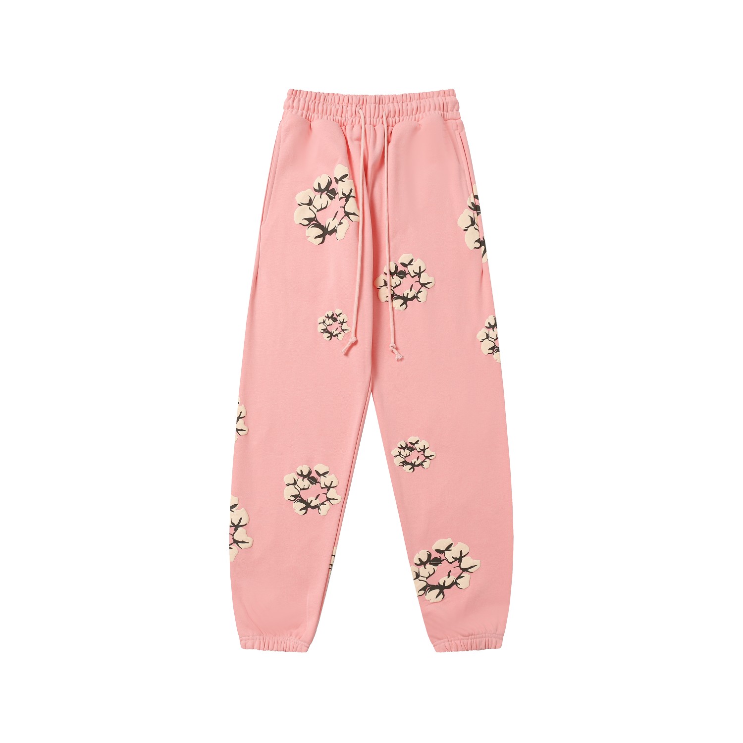 Denim Tears Cactus Tears Wreath Sweatpants Pink - PerfectKickZ