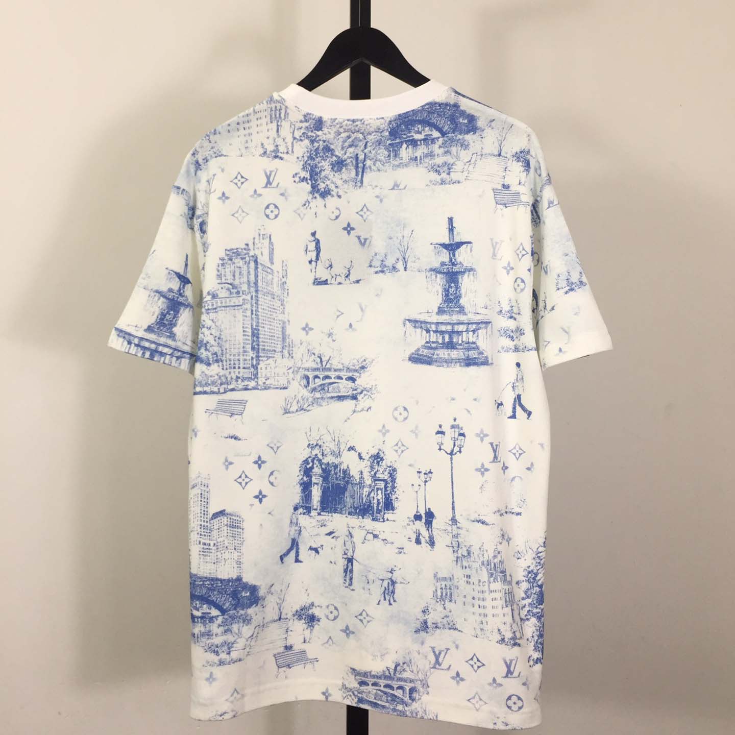 Louis Vuitton Printed Cotton Pique T-Shirt   1AGJZ4 - PerfectKickZ