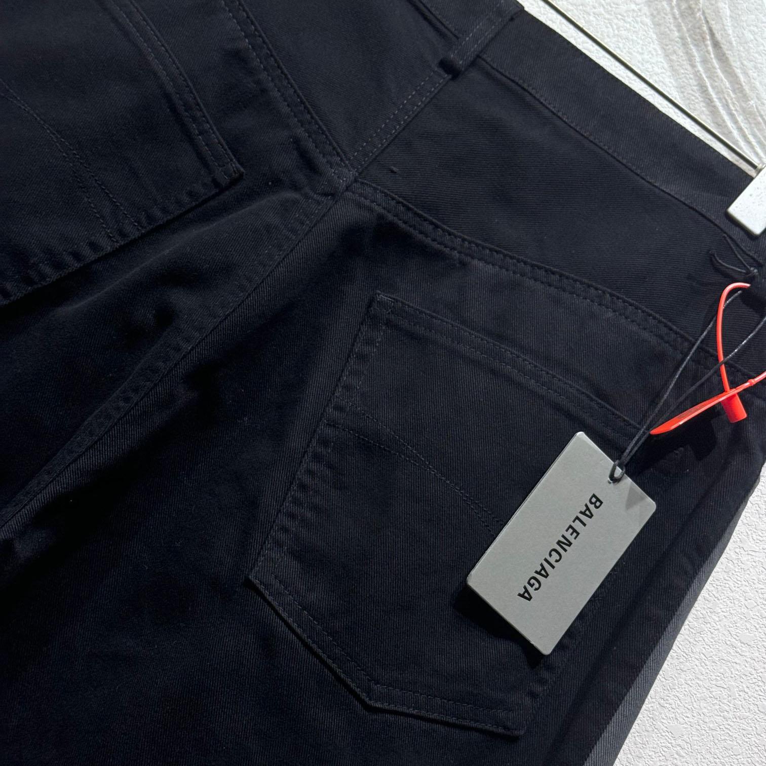 Balenciaga Under Armour® Tracksuit Denim Pants In Black  - PerfectKickZ