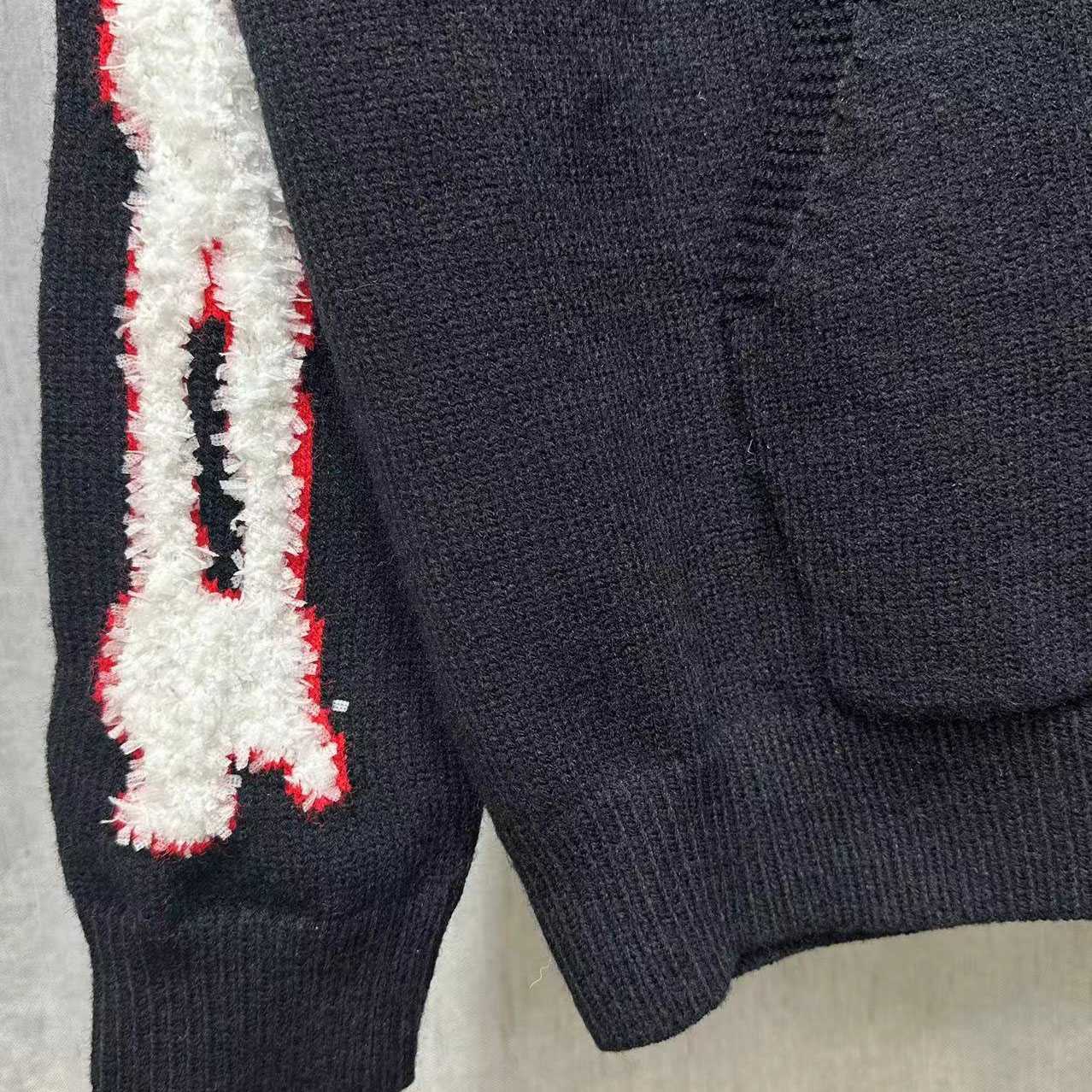 Amiri Bones Hoodie With Embroidered Logo - PerfectKickZ