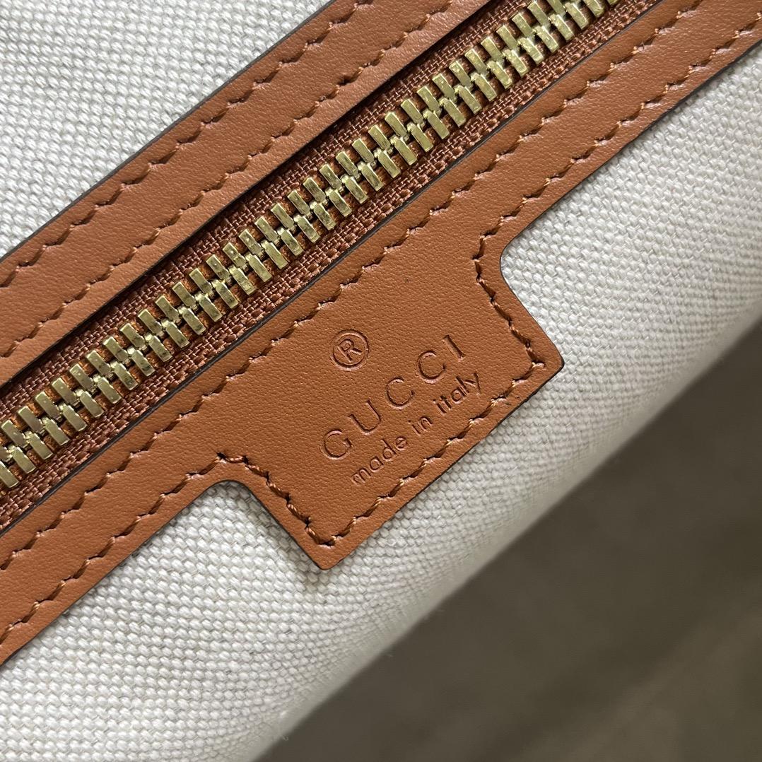 Gucci Interlocking G Large Canvas Tote Bag   44-35-22.5cm - PerfectKickZ