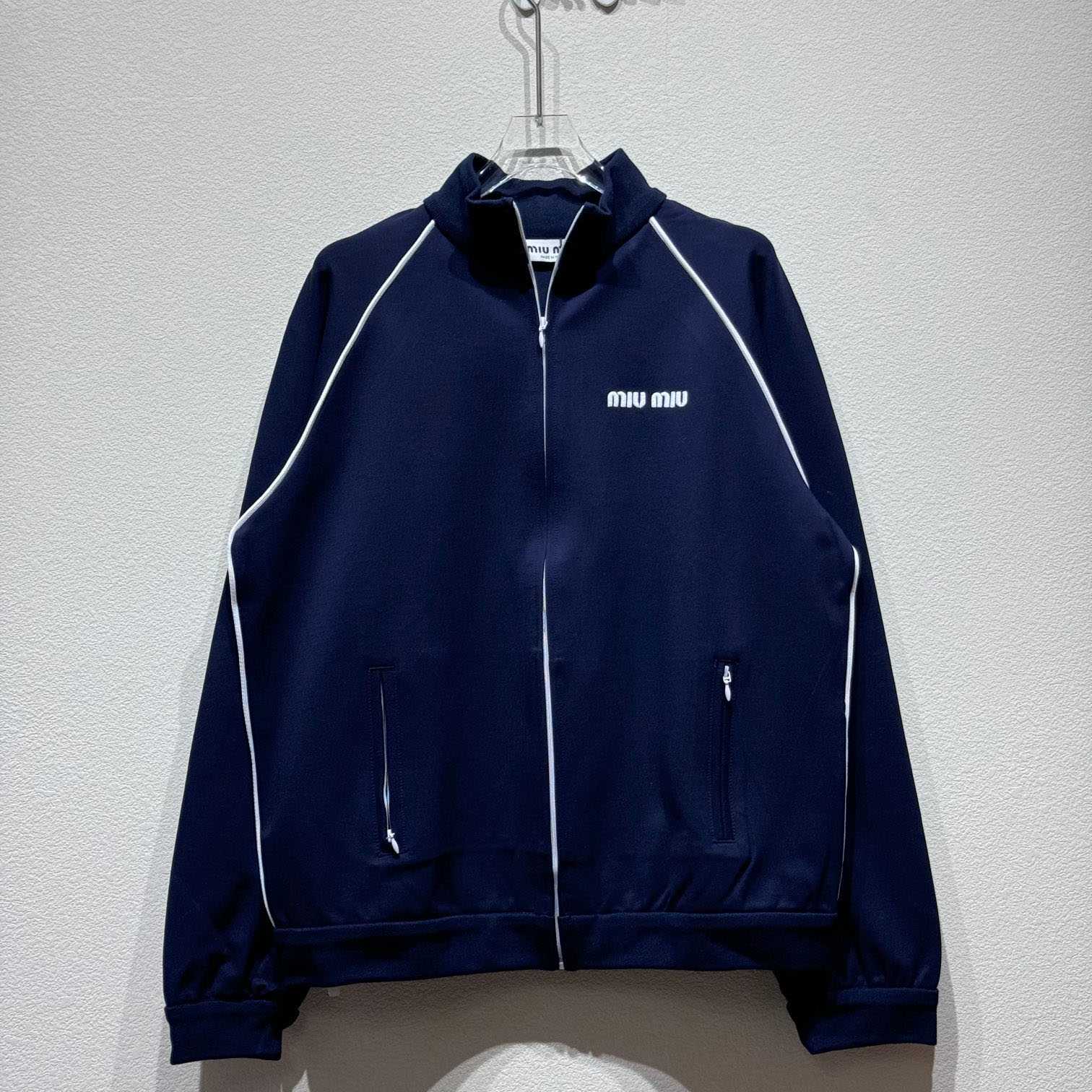 Miu Miu Logo Track Jacket - PerfectKickZ