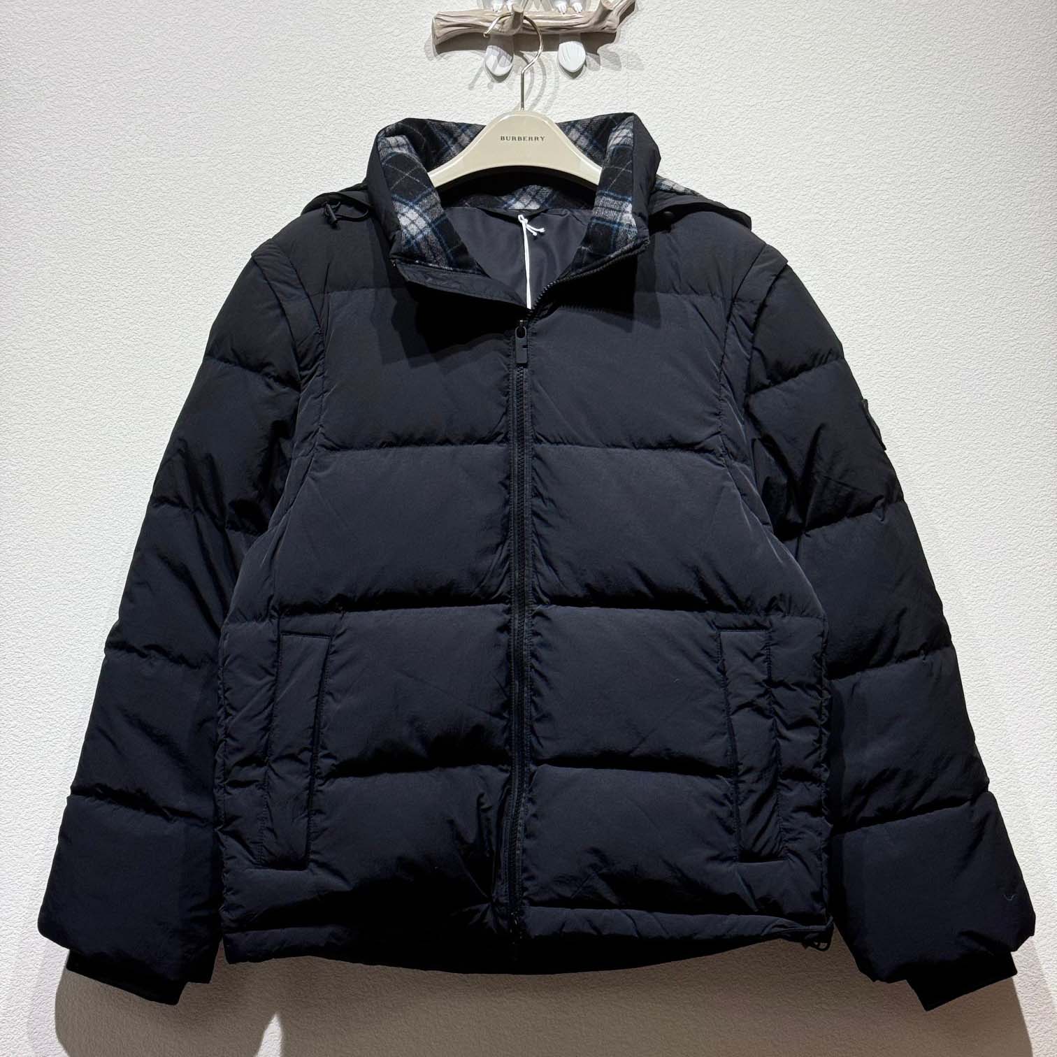 Burberry Detachable Sleeve Nylon Bideford Puffer Jacket - PerfectKickZ