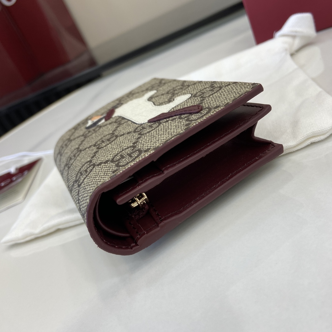 Gucci GG Mini Wallet With Dog Detail - PerfectKickZ