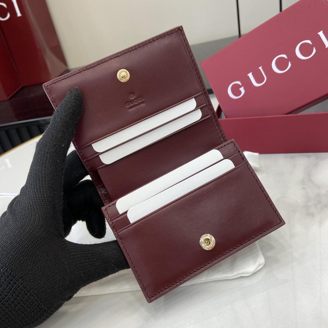 Gucci GG Mini Wallet With Dog Detail - PerfectKickZ