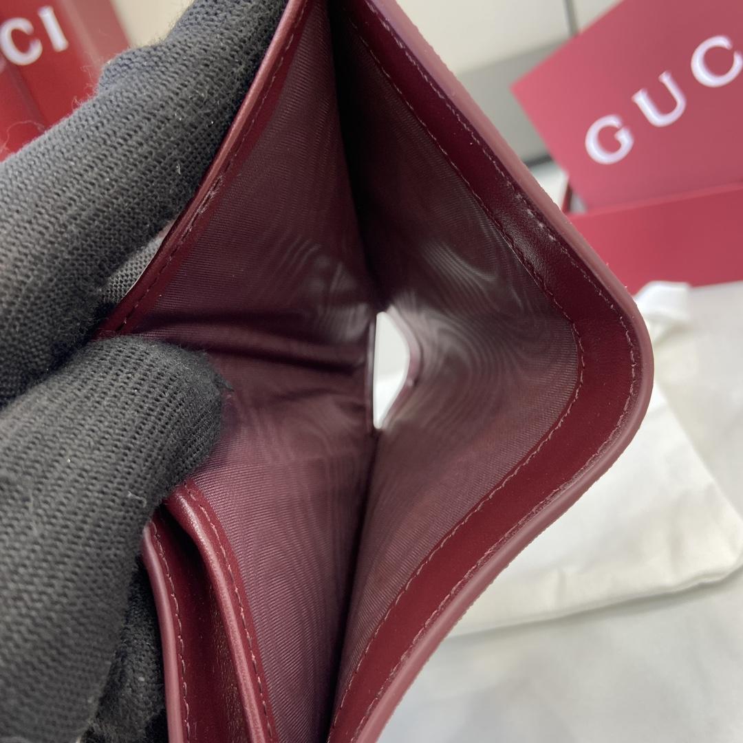 Gucci GG Mini Wallet With Dog Detail - PerfectKickZ