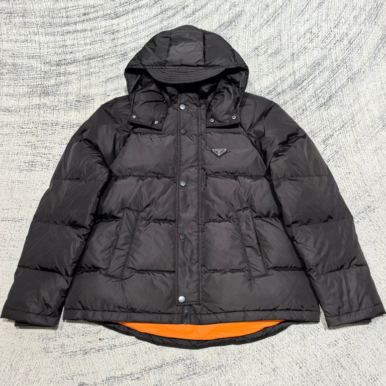 Prada Cropped Re-Nylon Down Jacket - PerfectKickZ