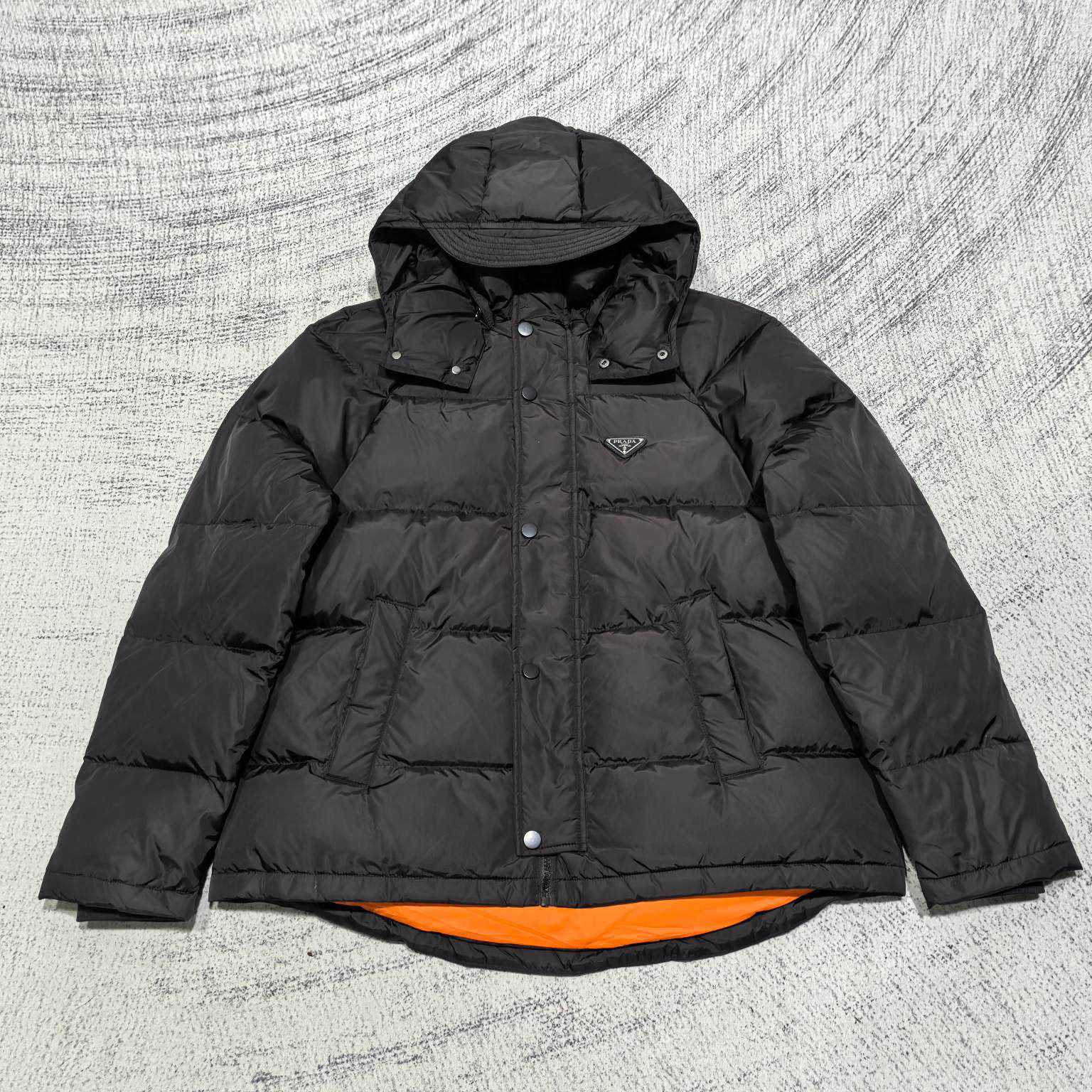 Prada Cropped Re-Nylon Down Jacket - PerfectKickZ