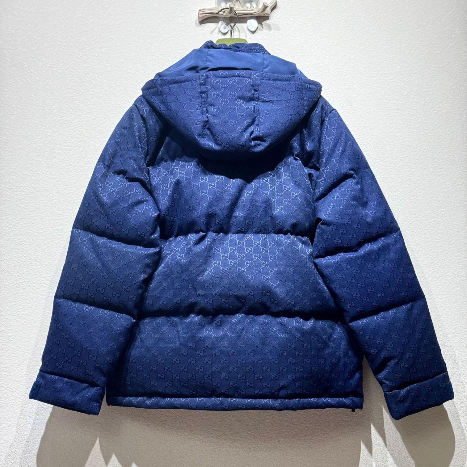 Gucci Gg Canvas Down Jacket - PerfectKickZ