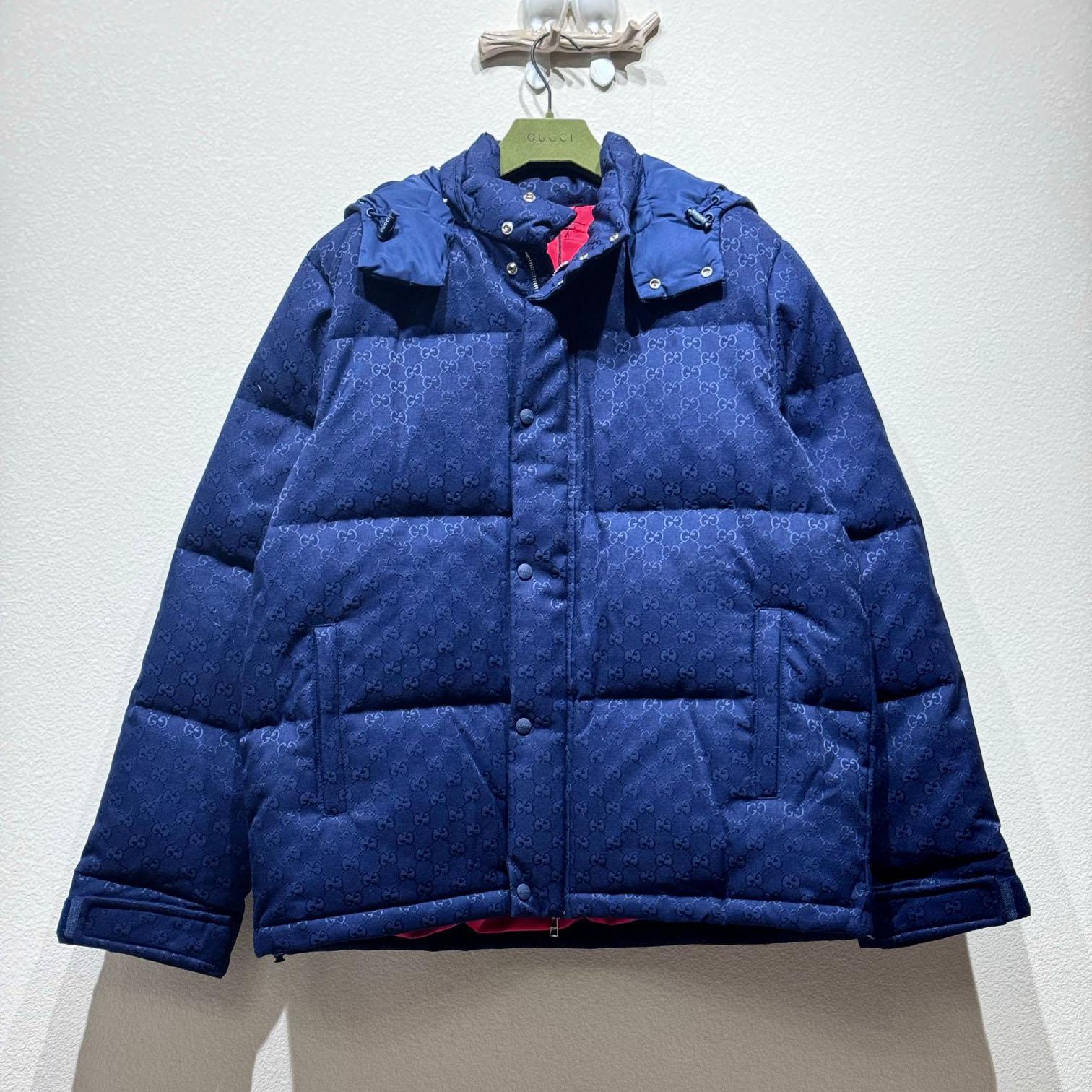 Gucci Gg Canvas Down Jacket - PerfectKickZ