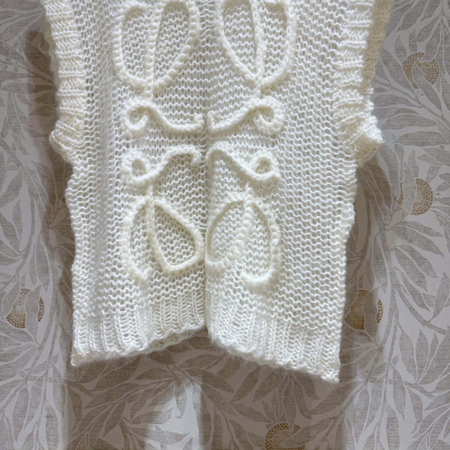 Loewe Open-Knit Mohair-Blend Vest - PerfectKickZ
