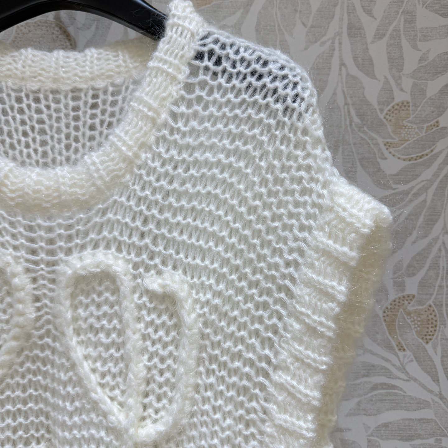 Loewe Open-Knit Mohair-Blend Vest - PerfectKickZ