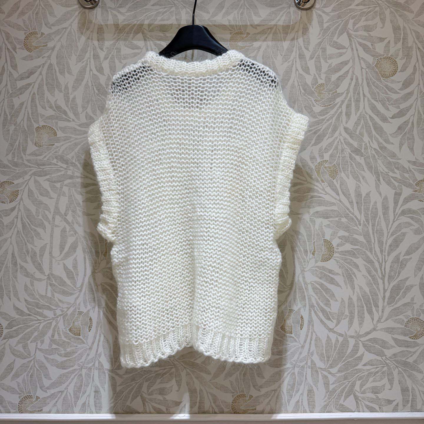 Loewe Open-Knit Mohair-Blend Vest - PerfectKickZ