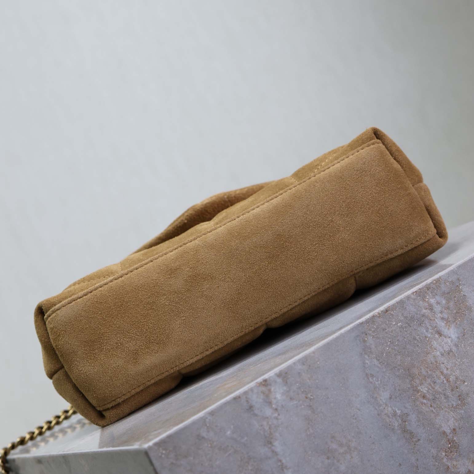 Saint Laurent Toy Puffer In Suede - PerfectKickZ