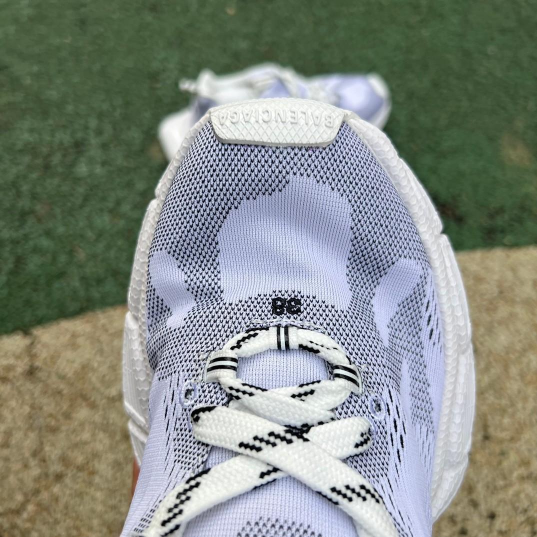 Balenciaga Under Armour® 3XL Knit Sneaker In White And Black Polyester - PerfectKickZ