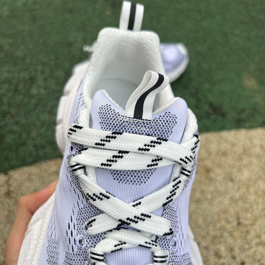 Balenciaga Under Armour® 3XL Knit Sneaker In White And Black Polyester - PerfectKickZ