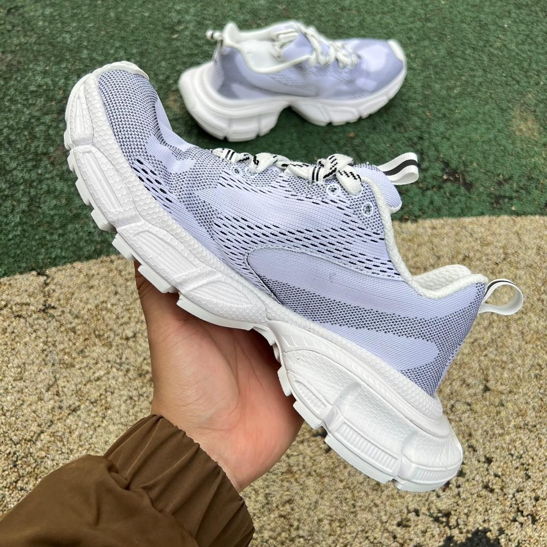 Balenciaga Under Armour® 3XL Knit Sneaker In White And Black Polyester - PerfectKickZ