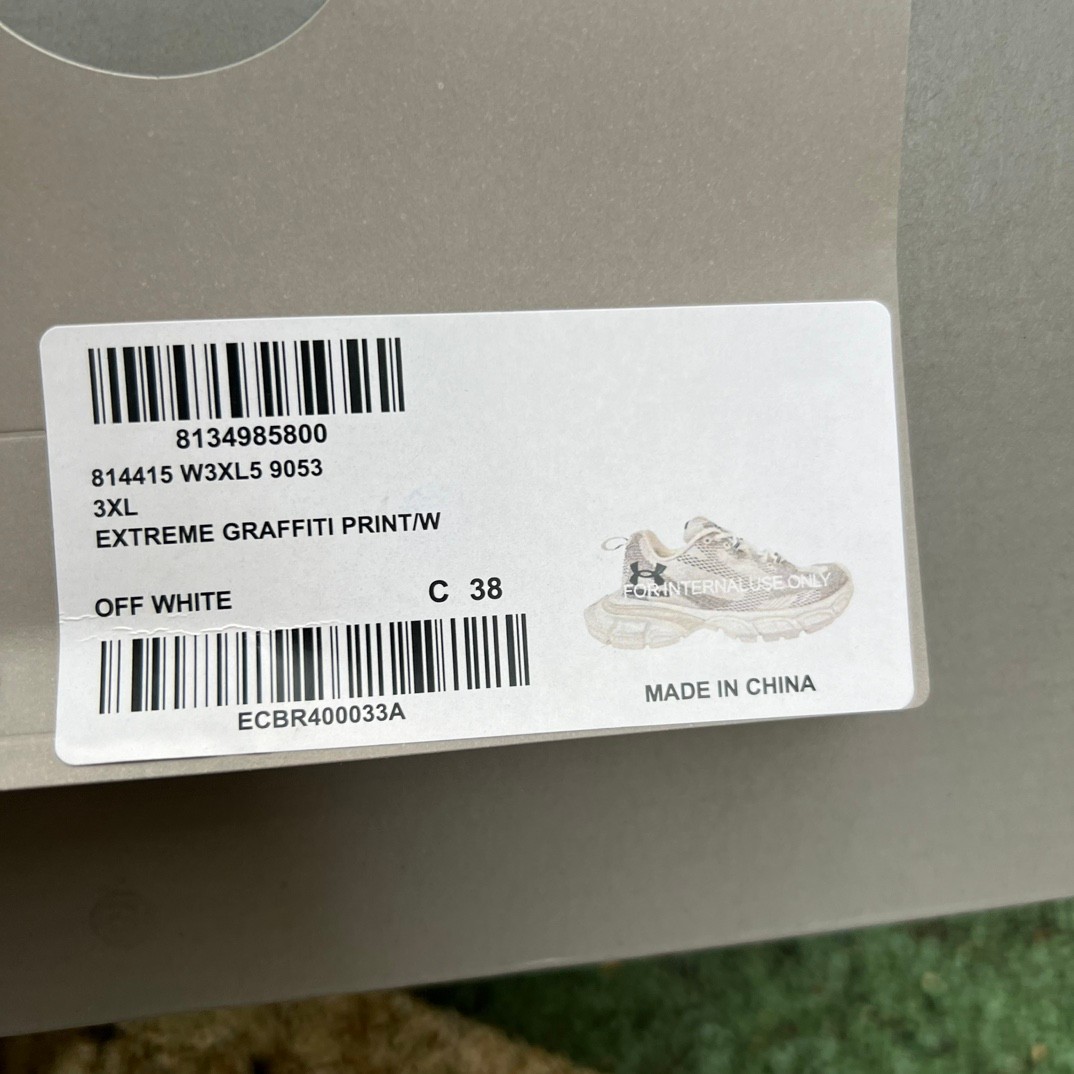 Balenciaga Under Armour® 3XL Knit Sneaker In White And Black Polyester - PerfectKickZ