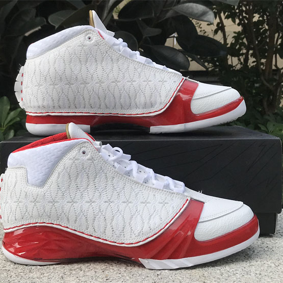 Jordan Air Jordan 23 White Varsity Red Sneaker   318376-161 - PerfectKickZ