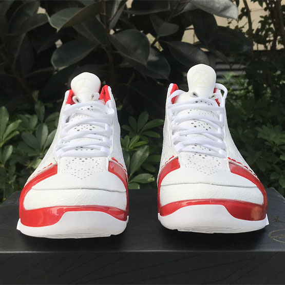 Jordan Air Jordan 23 White Varsity Red Sneaker   318376-161 - PerfectKickZ