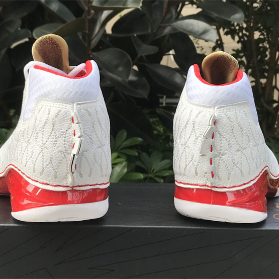 Jordan Air Jordan 23 White Varsity Red Sneaker   318376-161 - PerfectKickZ