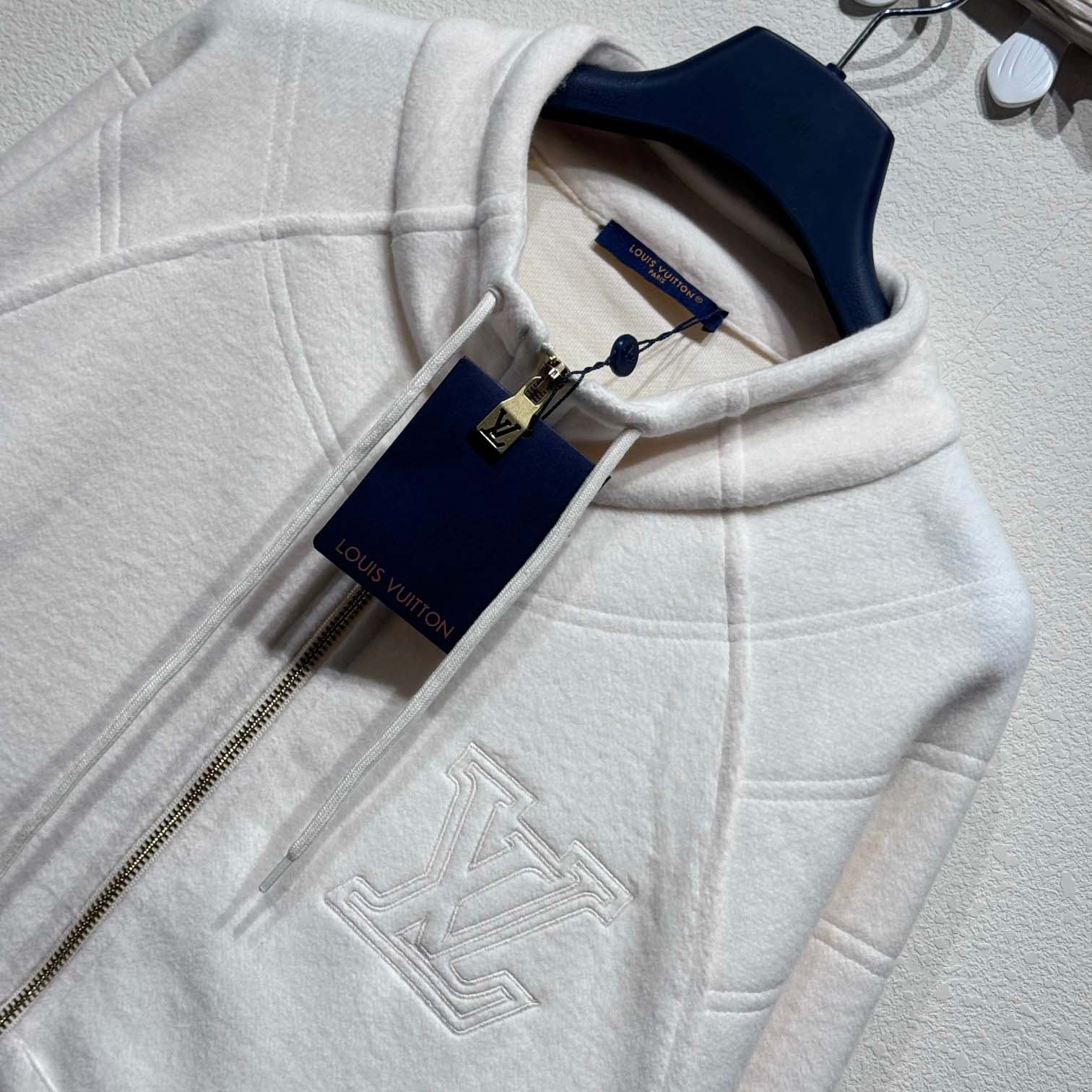 Louis Vuitton Quilted Textured Wool Blouson  1AGJXF - PerfectKickZ