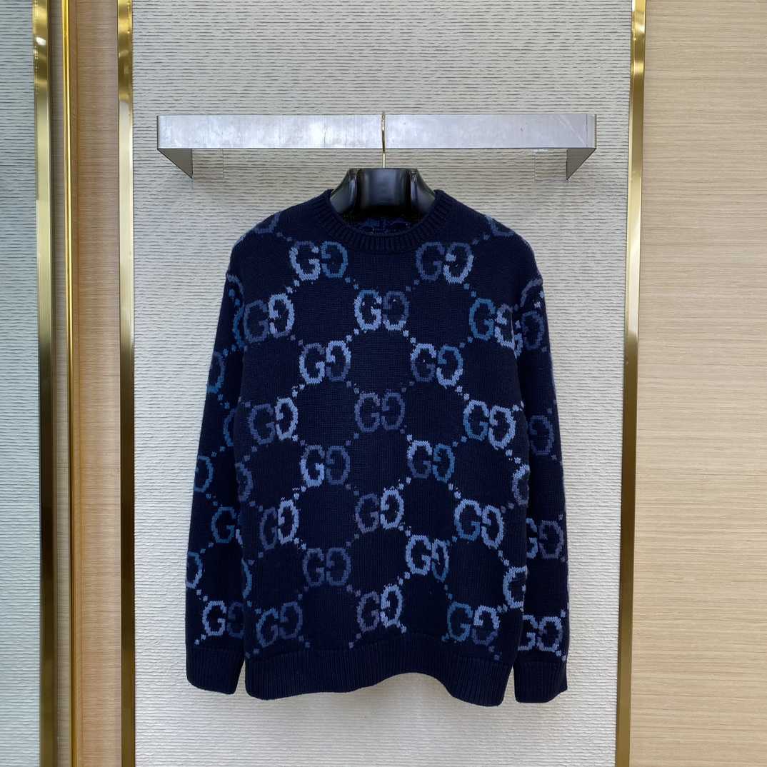 Gucci GG Wool Jacquard Sweater - PerfectKickZ