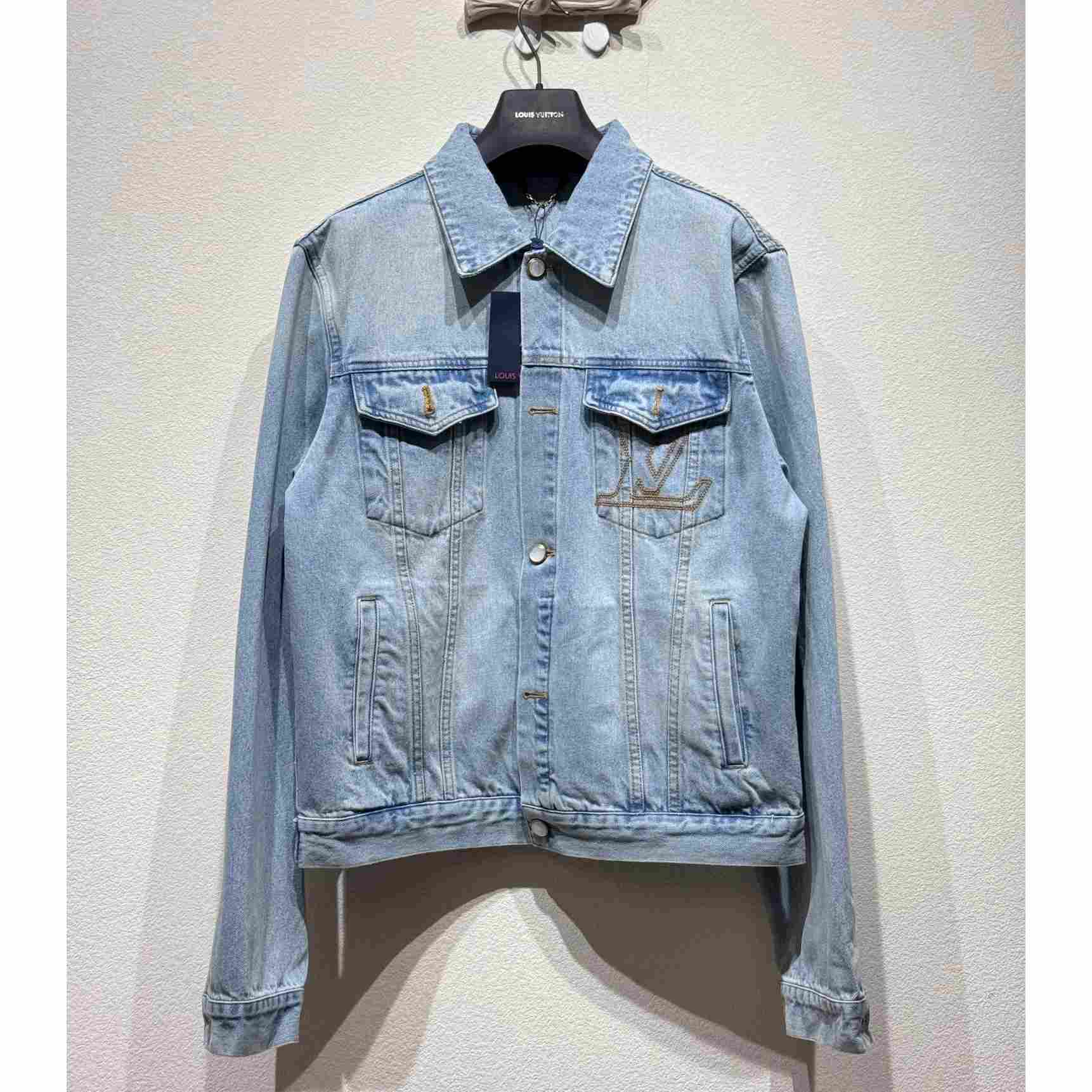 Louis Vuitton Denim Trucker Jacket  1AGINY - PerfectKickZ